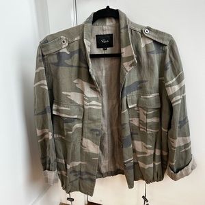Rails Maverick Utility Jacket in Green Camo